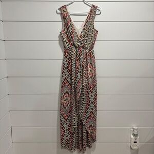 Romeo and Juliet Couture Geo Pattern hi-low dress side M